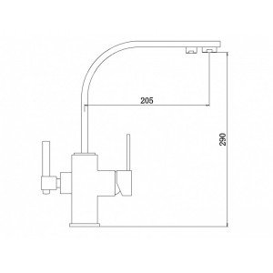 Смеситель Zorg ZR 332 YF-SATIN